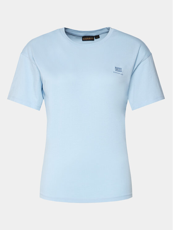 Napapijri Napapijri Футболка S-Nina NP0A4H87 Блакитний Regular Fit