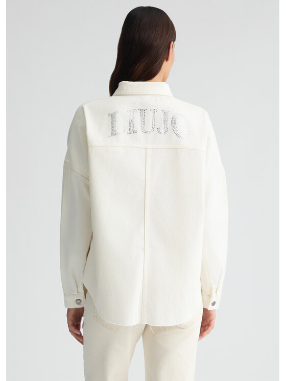 Liu Jo Liu Jo Giacca di jeans UA5165DS06910701 Bianco Regular Fit