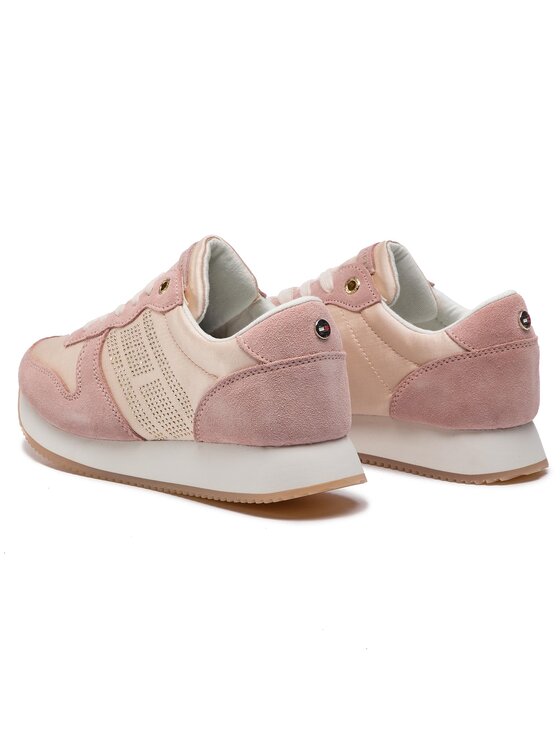 Tommy Hilfiger Sneakers Sparkle Satin City Sneaker FW0FW03991 Rose