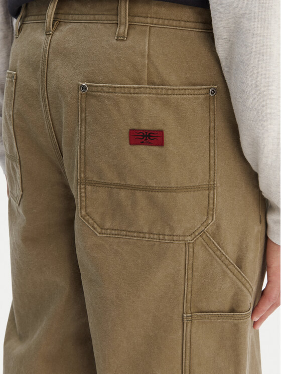 Quiksilver Quiksilver Jeans hlače Mercury Straight Out EQYNP03325 Bež Wide Leg