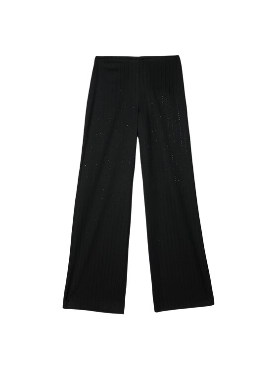 Oltre Oltre Spodnie materiałowe P073R008997N033 Czarny Baggy Fit