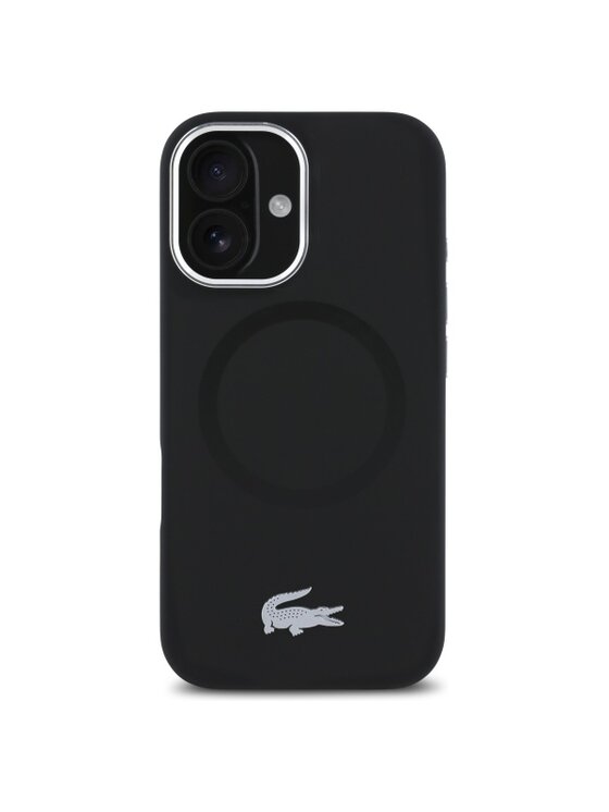 Lacoste Lacoste Etui na telefon Silicone Croco Logo Czarny