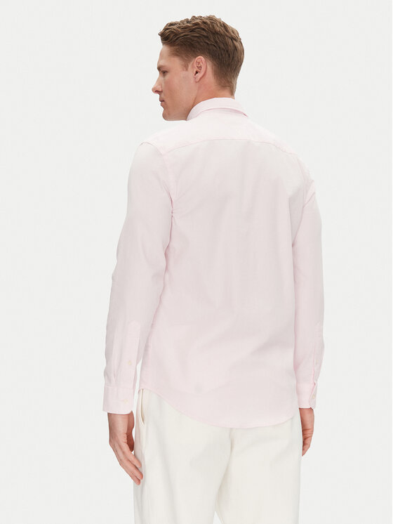 Tommy Hilfiger Tommy Hilfiger Koszula MW0MW38556 Różowy Slim Fit
