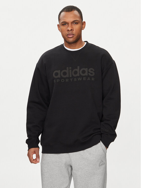 adidas adidas Μπλούζα ALL SZN Fleece Graphic IW1190 Μαύρο Regular Fit