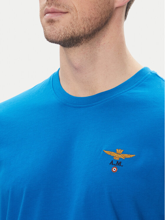 Aeronautica Militare Aeronautica Militare T-shirt 251TS1580J372 Plava Regular Fit