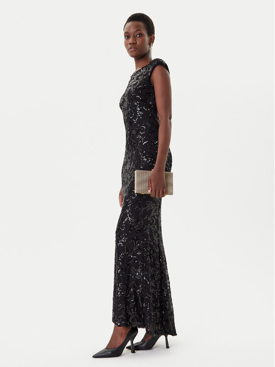 Rinascimento Rinascimento Abendkleid CFC0125132003 Schwarz Slim Fit
