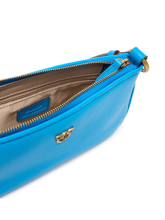 PINKO PINKO Ročna torba Half Moon Baguette Mini AI 25-26 PLTT 105069 A0QO Modra