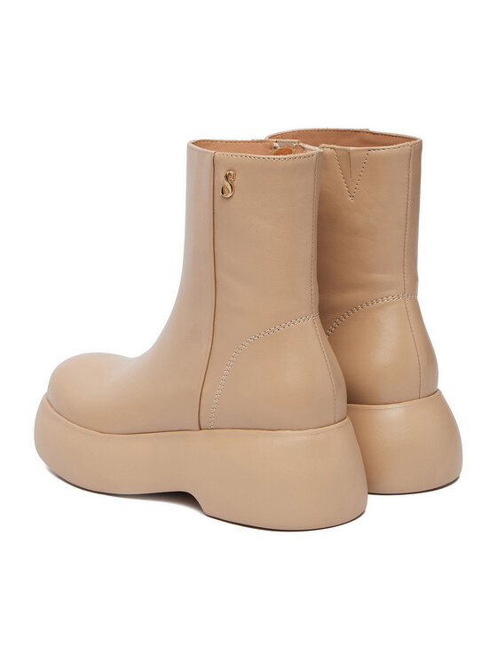 Simple Simple Stiefeletten SL-26-02-000039 Beige
