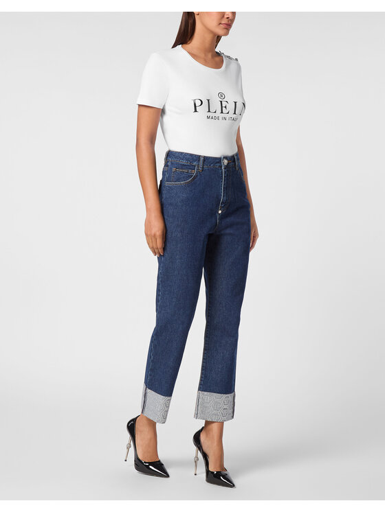 PHILIPP PLEIN PHILIPP PLEIN Jeansy 20217 Błękitny Loose Fit