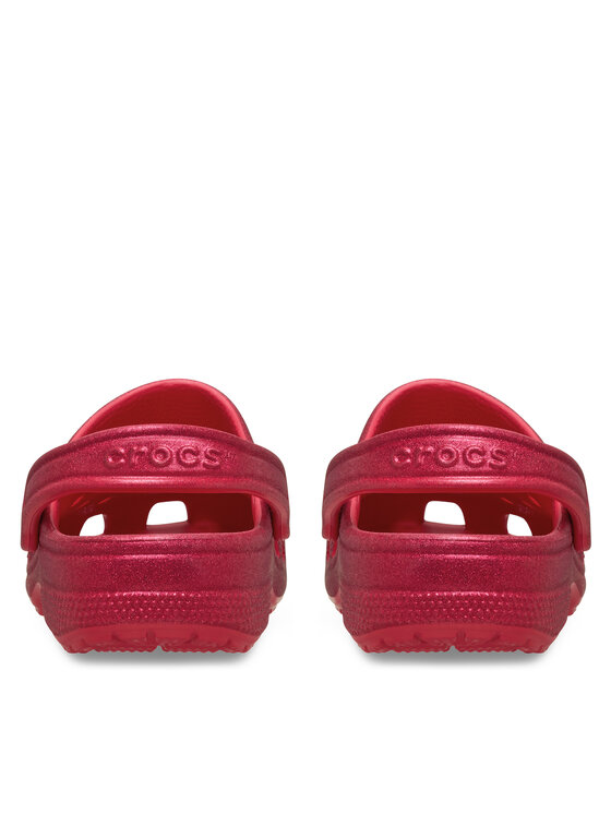 Crocs Crocs Papucs Classic Glitter Clog 205942 Rózsaszín