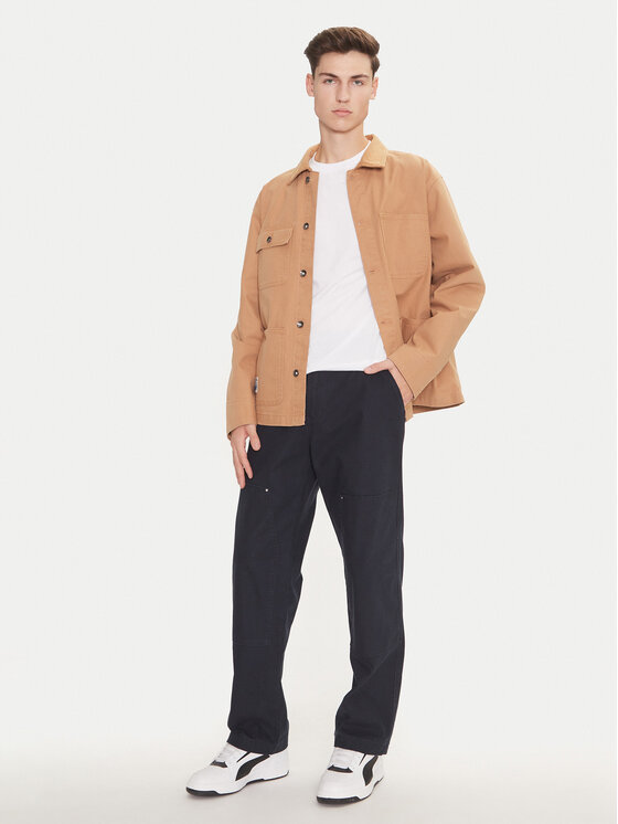 Champion Champion Pantaloni di tessuto 220506 Blu scuro Straight Leg