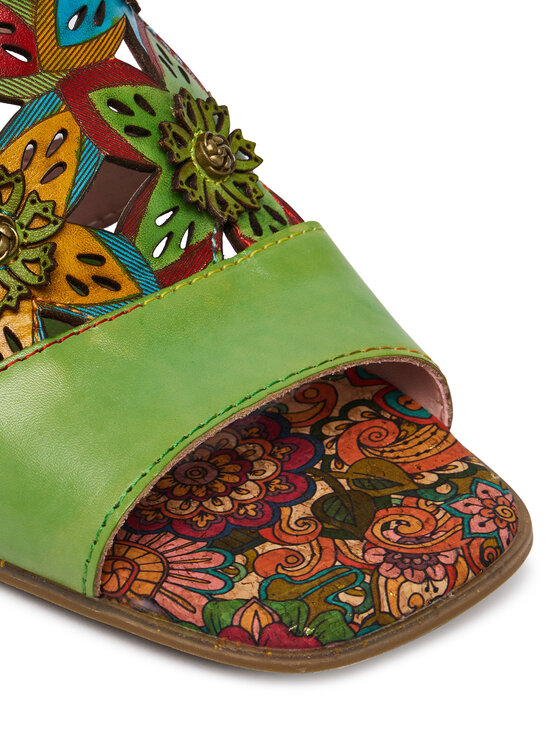 Laura Vita Laura Vita Шльопанці Jacqueso 09 Зелений