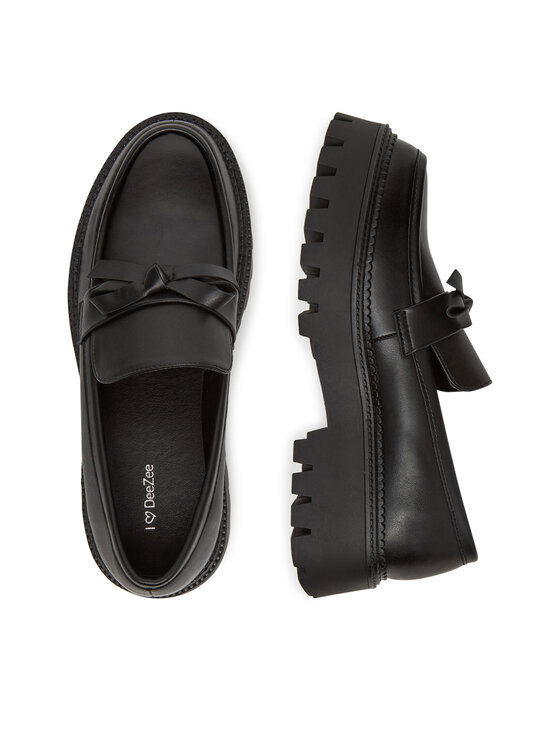DeeZee DeeZee Loafersy HY69907-3 Czarny