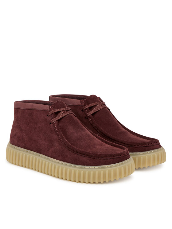 Clarks Clarks Gležnjače Torhill Hi 26183423 Tamnocrvena