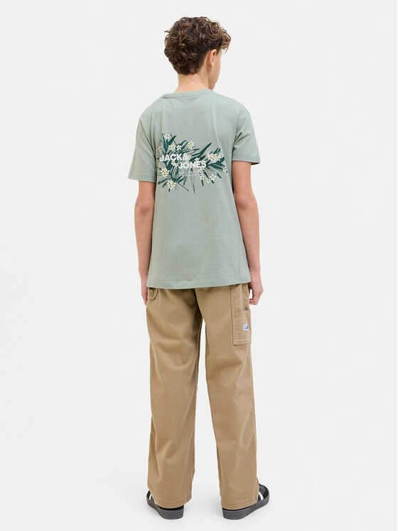 Jack&Jones Junior Jack&Jones Junior Majica Hawaii 12269831 Zelena Regular Fit
