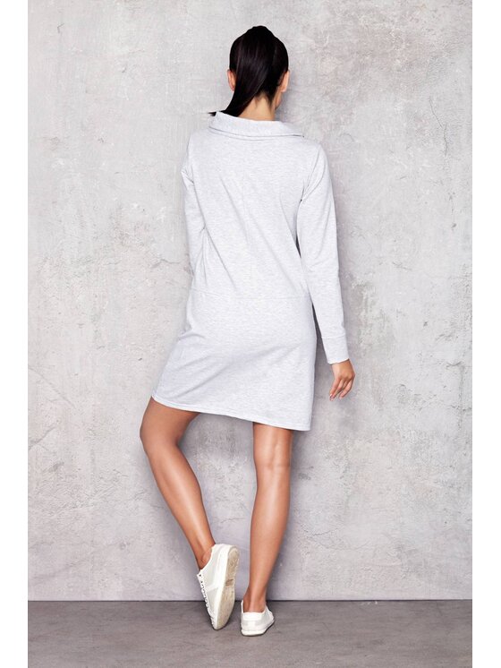 Infinite You Infinite You Vestito da giorno M012 Grigio Basic Fit