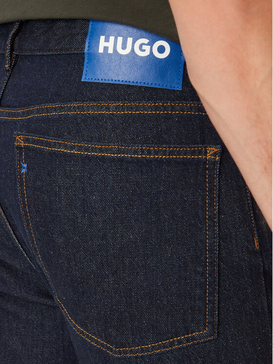 HUGO HUGO Džinsai 50572791 Tamsiai mėlyna Slim Fit