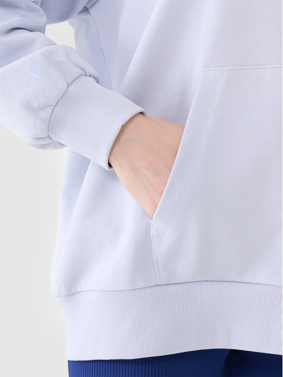 4F 4F Bluza COMMON GROUND Niebieski jasny Oversize