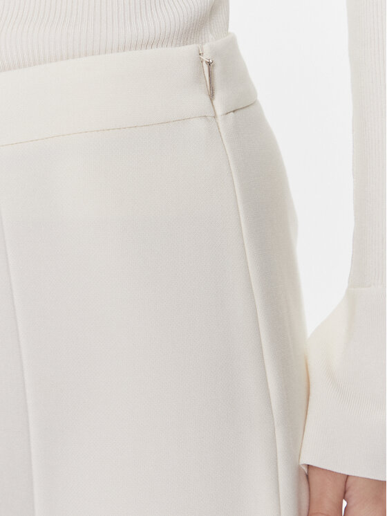 BOSS Boss Pantaloni di tessuto Tiluna 50509166 Écru Regular Fit