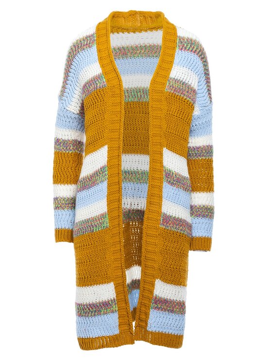 BeWear BeWear Kardigán bk036 Žltá Baggy Fit
