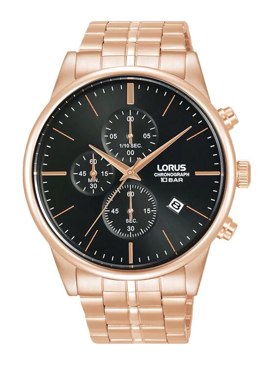 Lorus Lorus Zegarek RM366JX9 Różowe złoto