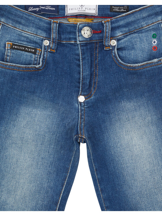 PHILIPP PLEIN PHILIPP PLEIN Jeansy 28133 Błękitny Straight Fit