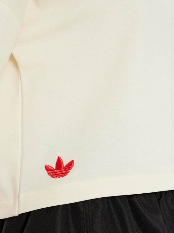 adidas adidas T-Shirt Neuclassics JI8512 Beżowy Regular Fit