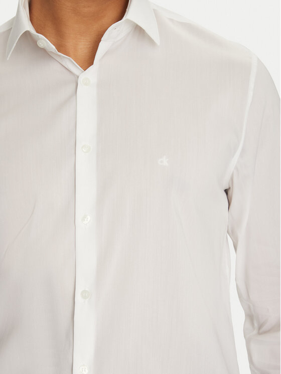 Calvin Klein Calvin Klein Marškiniai K10K114356 Balta Regular Fit