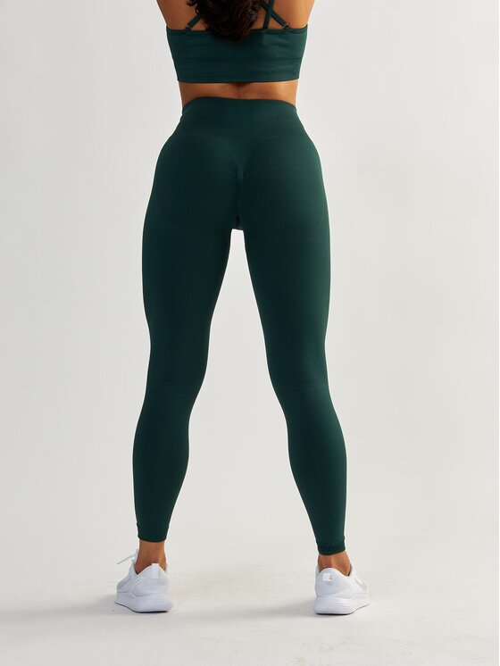BeShaped BeShaped Legginsy Modelujące - Shape Up Zielony Shaping Fit