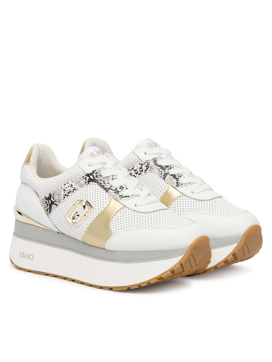 Liu Jo Liu Jo Sneakersy Wonder Plus 02 Bis BA6003 PX804 Biela