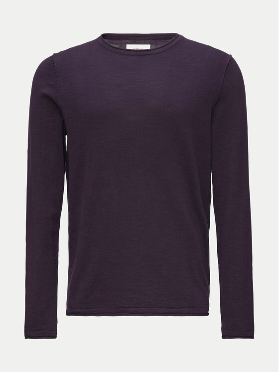 s.Oliver s.Oliver Marškinėliai ilgomis rankovėmis 2150762 Violetinė Regular Fit