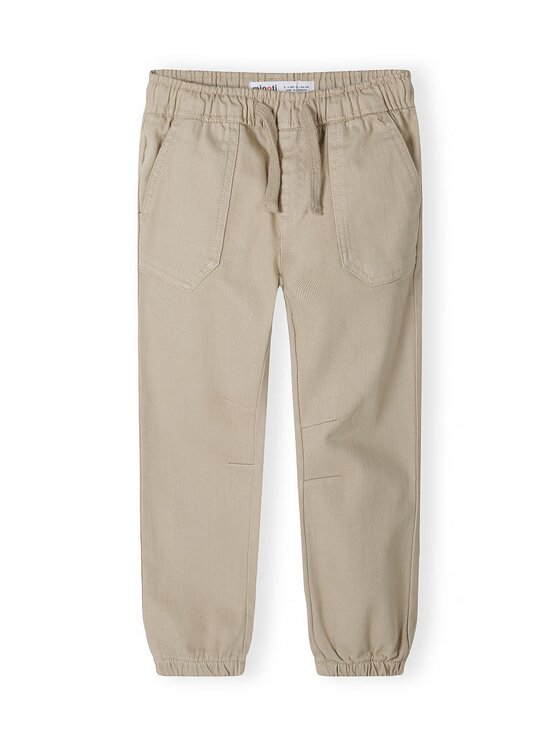 minoti minoti Spodnie materiałowe 33PANT201 Beżowy Regular Fit