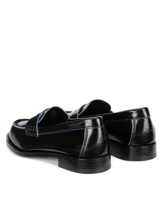 GINO ROSSI Gino Rossi Mokasíny MONEY-E25-25420 Černá