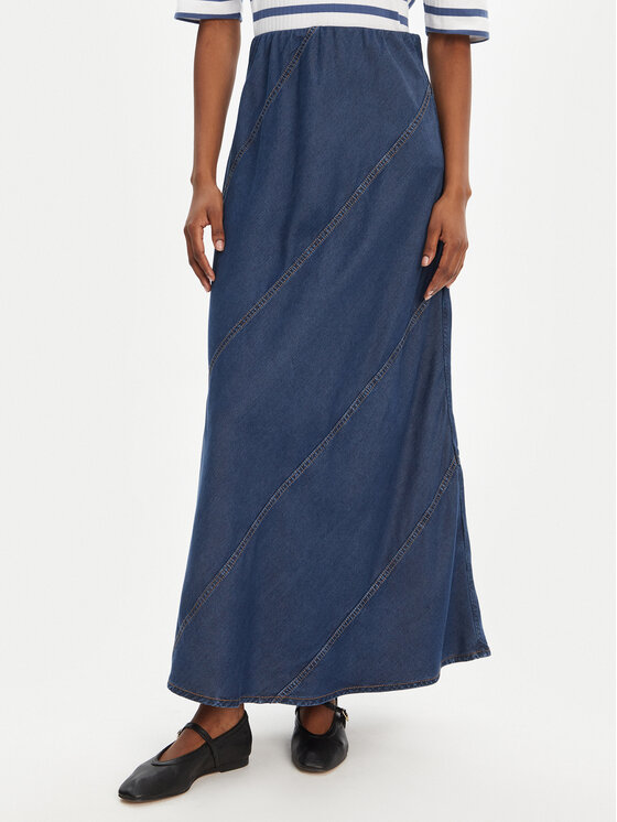 Munthe Munthe Maxi szoknya Parson 252122225207 Kék Regular Fit
