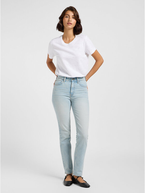 Lee Lee Jeansy CAROL Niebieski Regular Fit