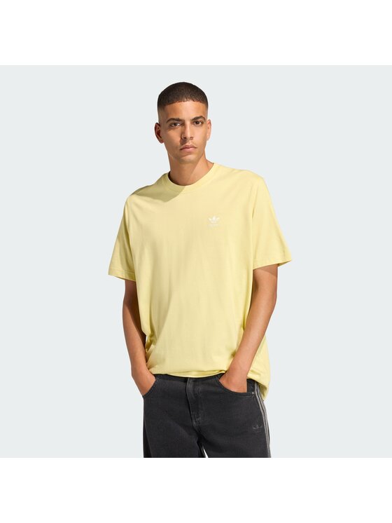 adidas Męski T-Shirt, rozmiar M, Żółty, 158442
