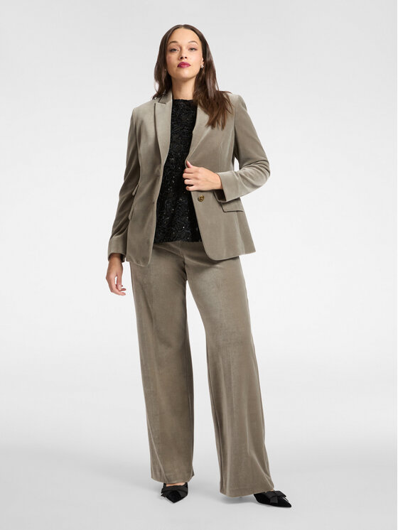 Elena Mirò Elena Mirò Giacca di transizione Q128P000061N013 Grigio Slim Fit