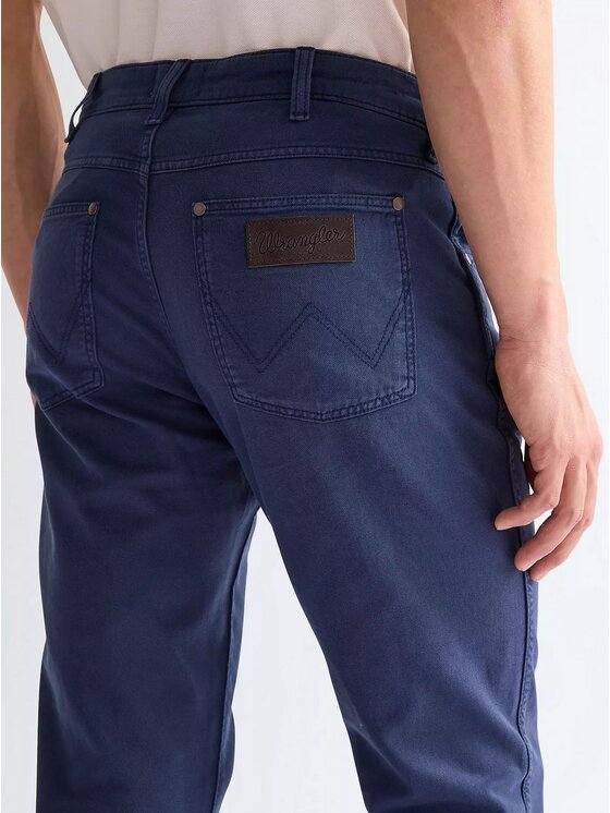 Wrangler Wrangler Jeansy Larston Niebieski Slim Leg