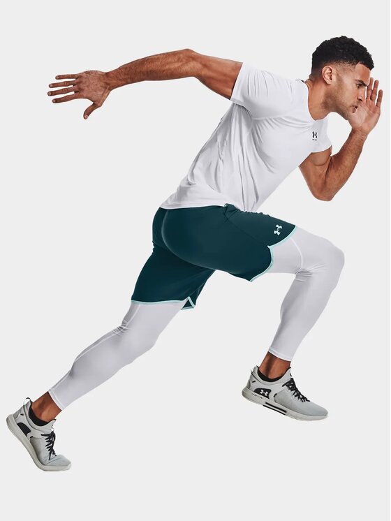 Under Armour Under Armour Legginsy 1361586-100 Biały Regular Fit