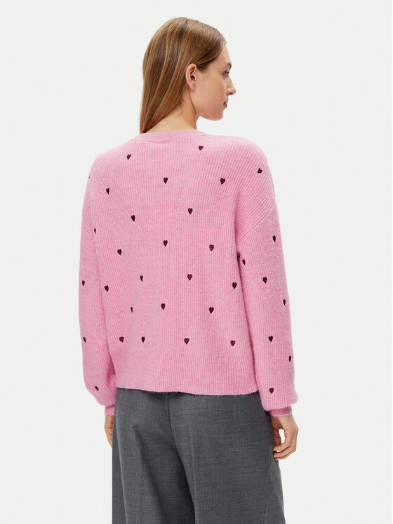 YAS YAS Cardigan Bow 26034899 Rosa Regular Fit