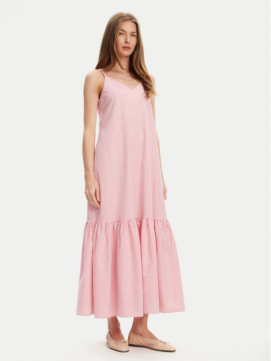 United Colors Of Benetton United Colors Of Benetton Sommerkleid 4SZRDV0B8 Rosa Relaxed Fit