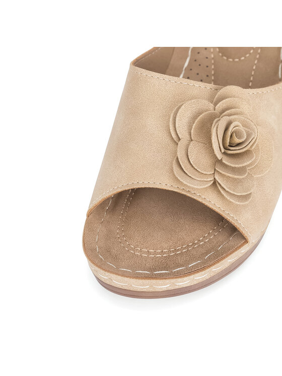 Clara Barson Clara Barson Pantoletten WYL05010-29 Beige