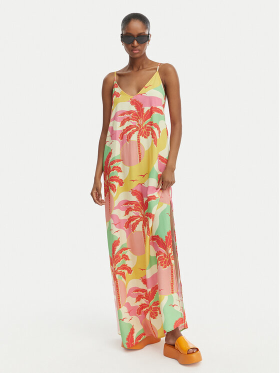 Maaji Maaji Poletna obleka Debbie PT1904CLD500 Pisana Relaxed Fit