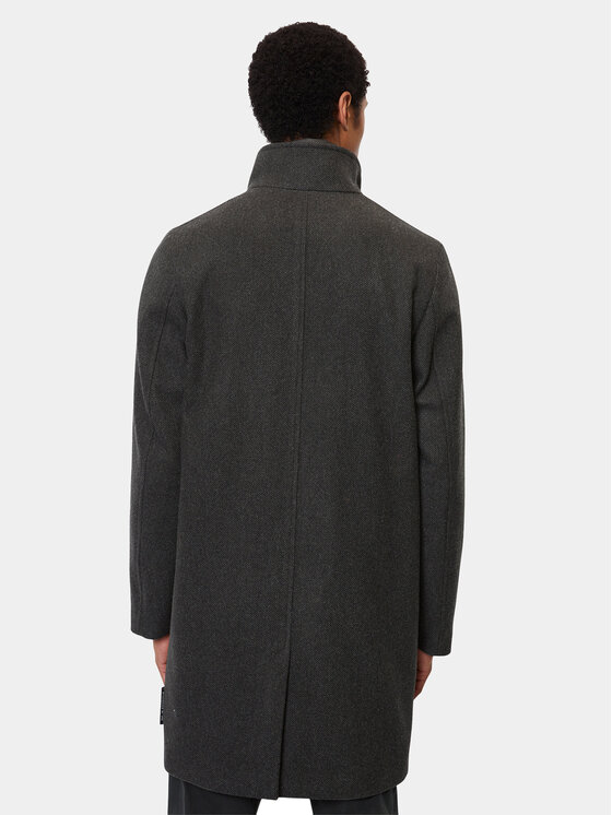 Marc O'Polo Marc O'Polo Wollmantel 329010171042 Grau Regular Fit