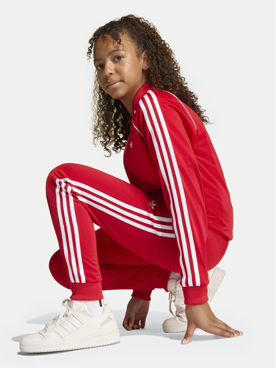 adidas adidas Spodnie dresowe adicolor SST KE2861 Czerwony Regular Fit
