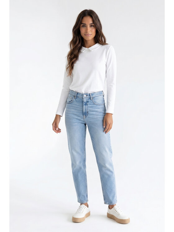FIGL FIGL Blúzka M1376 Krémová Regular Fit