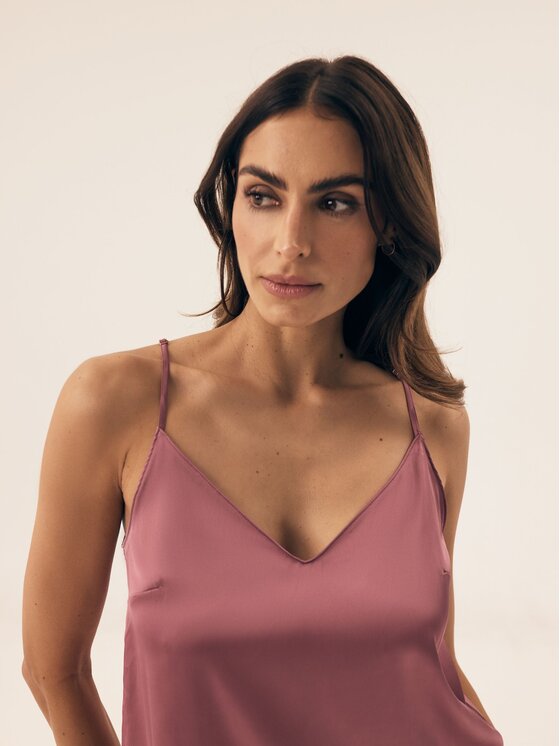 Esotiq Esotiq Piżama 42184 Fioletowy Regular Fit