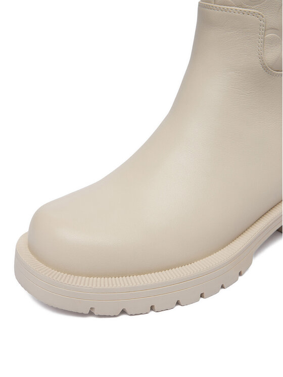 Simple Simple Īsie zābaki SL-26-02-000036 Bēšs