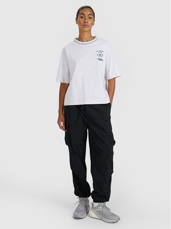 4F 4F T-shirt 4FRSS25TTSHF2979-26M Grigio Oversize
