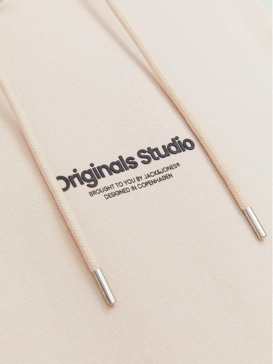 Jack & Jones Jack & Jones Majica dugih rukava Vesterbro 12241687 Écru Relaxed Fit